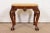Baker Furniture Historic Charleston Chippendale Carved Mahogany Stool or Ottoman For Sale - Image 11 of 11
