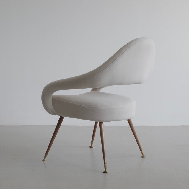 55P Armchairs by Gastone Rinaldi for Rima, 1950s, Set of 2 For Sale - Image 3 of 10