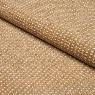 Schumacher Jasper Performance Chenille Fabric In Ochre For Sale