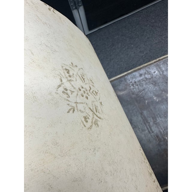 Paper Anna French Euro Roll Wallpaper, Design Sangallo and Color Peach With Gold Patterns. For Sale - Image 7 of 10