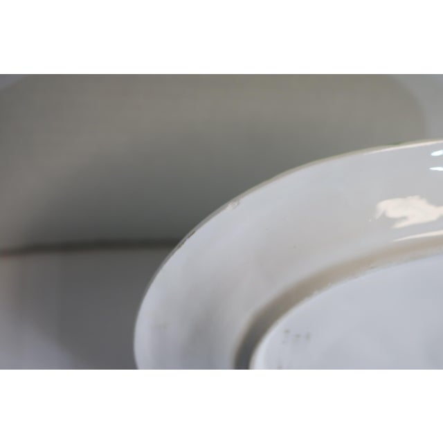 Late 20th Century Meiselman Imports Mint Leaf Oval Platter For Sale In Cincinnati - Image 6 of 6