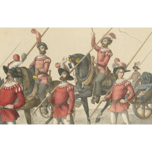 Mid 19th Century Swiss Victory Parade, 1855, Paper For Sale - Image 5 of 10