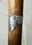 Antique 1800's Hand Carved Nut Wood Sterling Silver Man Face Walking Stick Cane For Sale - Image 16 of 17
