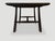 Wood Andrianna Shamaris Mid Century Couture Espresso Stained Teak Wood Table For Sale - Image 7 of 18