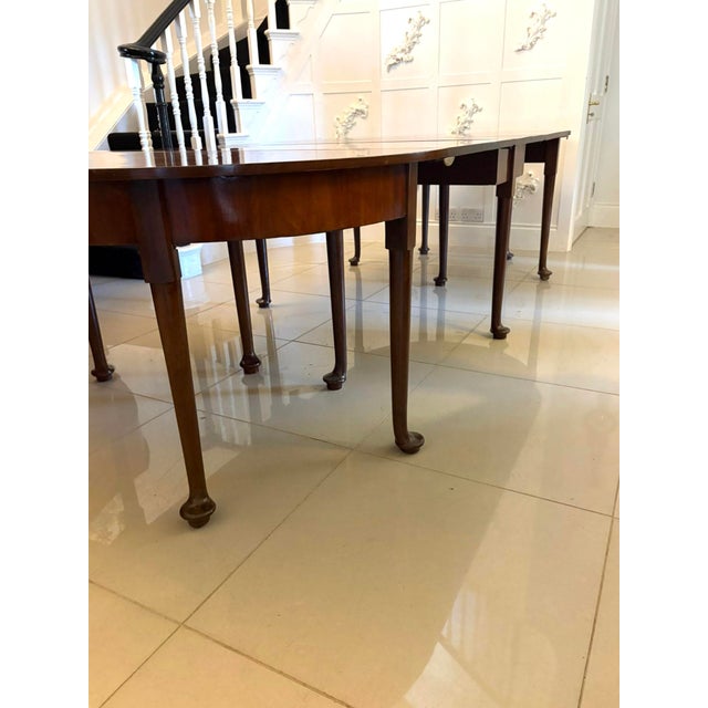 Antique Georgian Figured Mahogany Metamorphic Dining Table, 1780s For Sale - Image 17 of 18