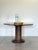 Round Wicker and Wood Dining Table, 1970s For Sale - Image 9 of 12