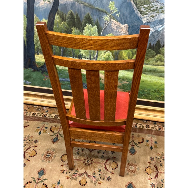 Brown Stickley Harvey Ellis Dining Side Chair For Sale - Image 8 of 12