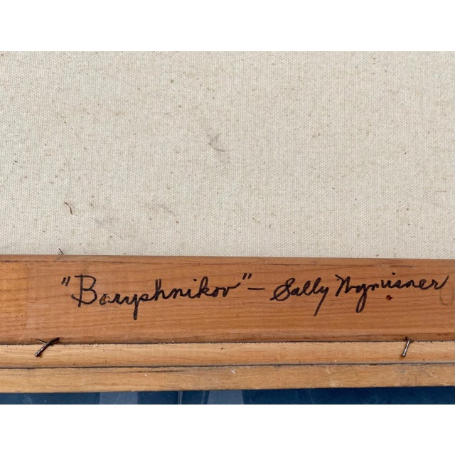 1970s Portrait Oil Painting of Mikhail Baryshnikov, Framed For Sale - Image 9 of 9