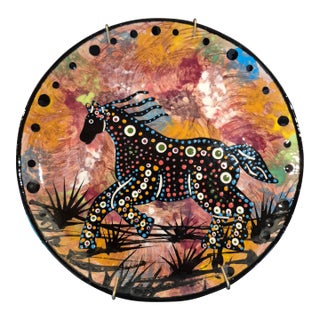 Mana Pottery Horse Plate (Arizona) For Sale