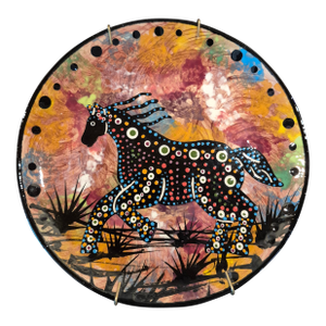Mana Pottery Horse Plate (Arizona)