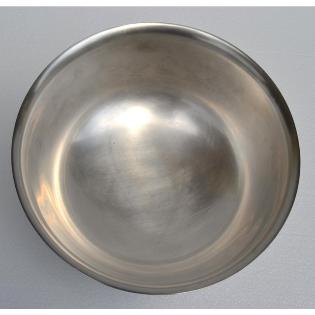Mid 20th Century Art Deco Fisher Silversmiths Company Silver Plate Bowl Paul Revere For Sale In Miami - Image 6 of 16