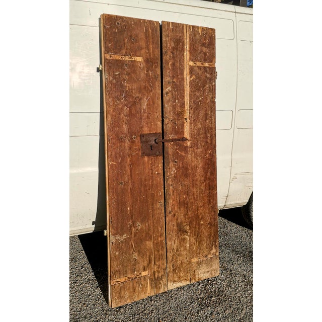 Vintage 18th Century Wooden Door For Sale - Image 14 of 18
