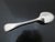 Beautiful Christofle France silver plated oval soup spoon in Malmaison pattern. Multiple available. Each measures 7 1/2"...