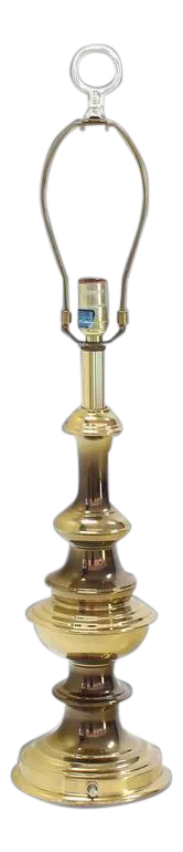 Vintage Mid Century Solid Brass Table Lamp