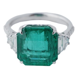 Natural Zambian high quality diamond ring in 18k gold For Sale