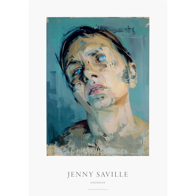 Jenny Saville Rosetta II Official Exhibition Poster Dimensions: 23, 1 x 33 in / 59,7 x 83,8 cm Sold unframed