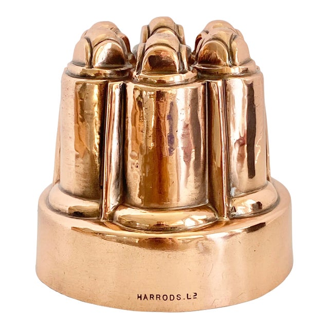 Late 19th Century Antique English Copper Mold Made by Benham & Froud for Harrod's of London #481 For Sale