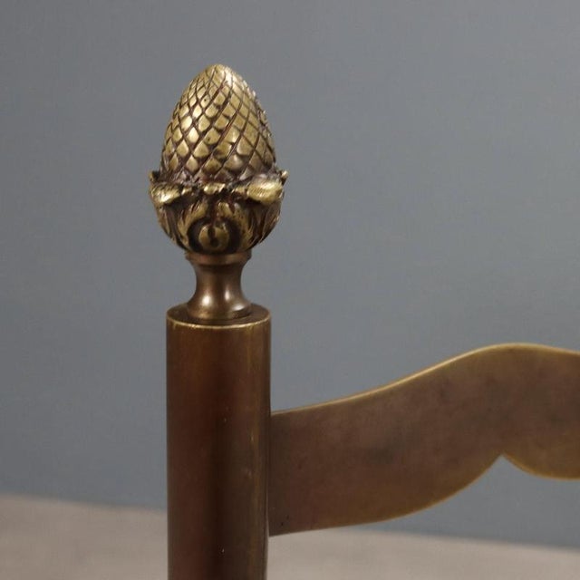 Vintage Brass Stools, Set of 3 For Sale - Image 5 of 9