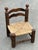 Vintage Oak and Straw Coffee Chair, 1960s For Sale - Image 4 of 18