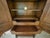 Late 20th Century Henredon Neoclassical Walnut Gentleman's Chest Armoire For Sale - Image 11 of 17