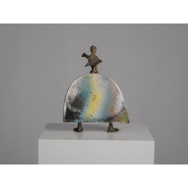 1980s Handcrafted Sculptural Ceramic Jewelry Box, Europe, 1980s For Sale - Image 5 of 12