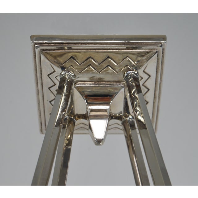 French Art Deco Chandelier by Jean Gauthier 1930 France For Sale - Image 11 of 11
