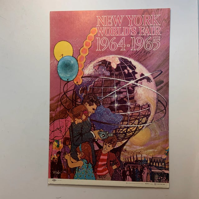Americana York World's Fair Mounted Poster 1964 1965 For Sale In New York - Image 6 of 6