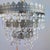 Vintage Metal Chandeliers with Glass Drops, Set of 2 For Sale - Image 18 of 18