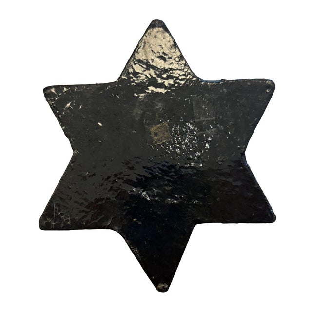 Contemporary Early 20th Century Hand-Painted Star Lacquer Box For Sale - Image 3 of 5