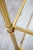 Mid Century Modern Display Cabinet Etagere Compact Brass Glass Shelving Unit For Sale - Image 10 of 12