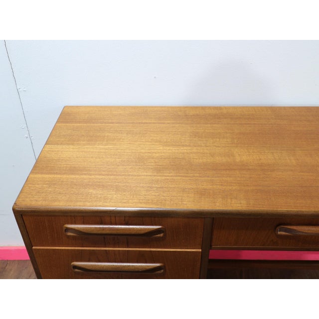 1960s 1960s Mid Century Modern Vintage Teak Vanity Desk by G Plan Dansih Style Dresser For Sale - Image 5 of 11