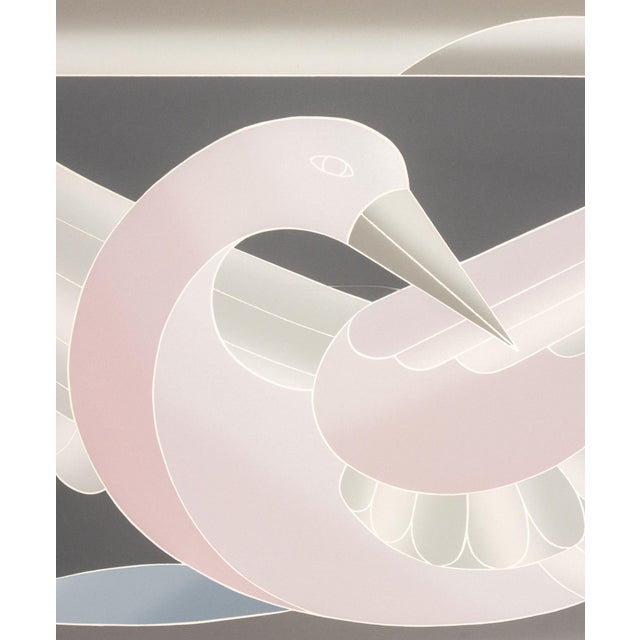 Paper John Martineaux "Flight of the Ibis" Screenprint For Sale - Image 7 of 10