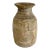Large Rustic Wood Vessel Vase For Sale