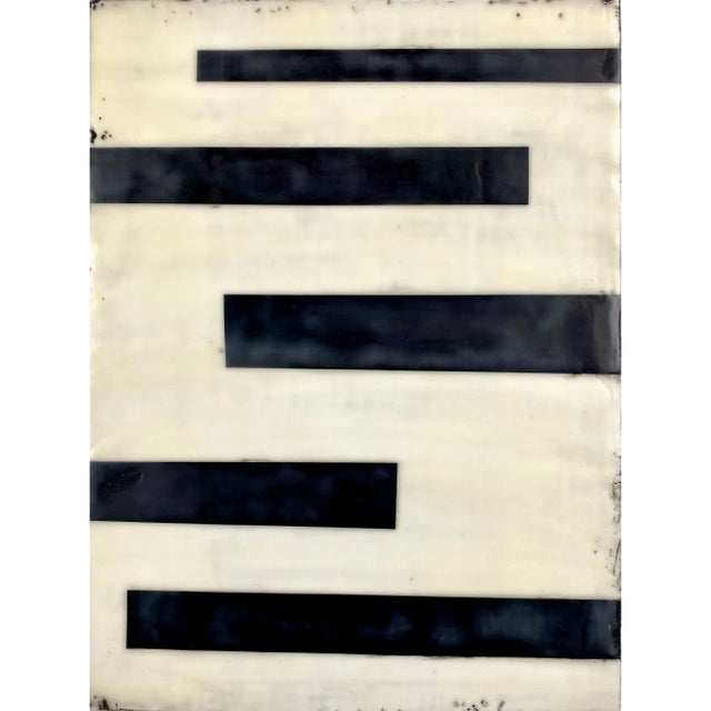 Contemporary "My Favorite Story" by Gina Cochran Encaustic Collage Installation - 9 Panels For Sale - Image 3 of 10