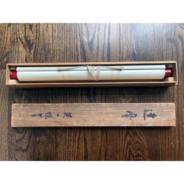 Japanese Silk Scroll of Daruma Hanabusa Itcho Edo Period For Sale - Image 11 of 11