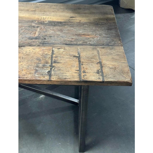 Timothy Oulton AxeL Modern Farmhouse Dining TaBLe For Sale - Image 9 of 12