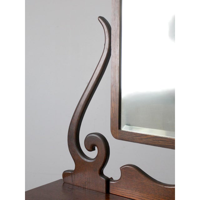 Antique Victorian Dresser With Beveled Mirror For Sale - Image 4 of 15