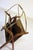 Vintage Bentwood & Brass Magazine Rack For Sale - Image 9 of 18