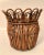 French Vintage French Boho Chic Bamboo Planter For Sale - Image 3 of 11