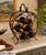 Vintage Late 1900s Circular Wrought Iron Metal Wine Rack For Sale - Image 13 of 13