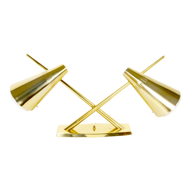 Dual Head Desk Lamp by Laurel | Chairish
