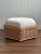 Vintage Brown Jordan Braided Wicker Hexagonal Ottoman For Sale - Image 10 of 12