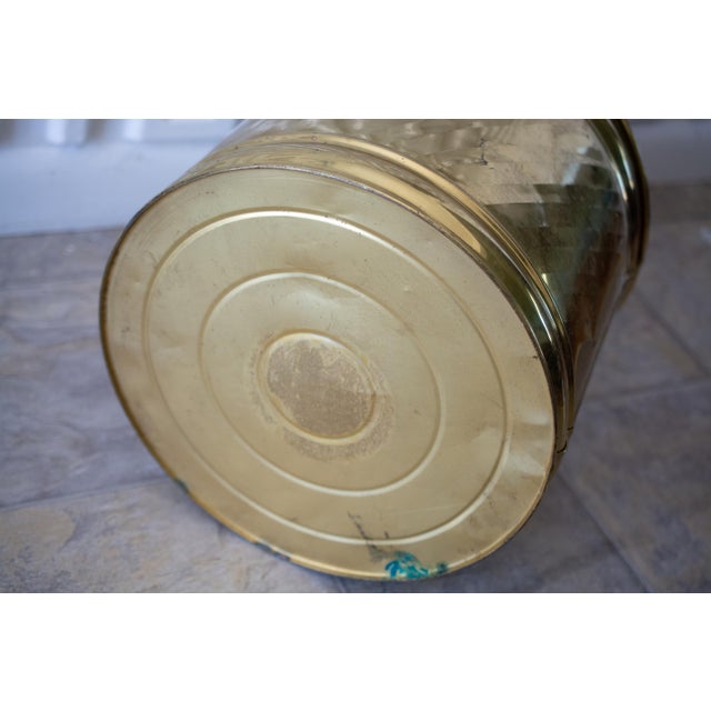 Large Polished Brass Planter For Sale - Image 6 of 7