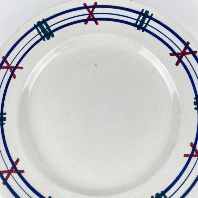 Round Platter from KG Lunéville Tolosa, 1910s For Sale - Image 9 of 10