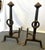 Metal Early 1900's Addison Mizner Mediterranean/ Spanish Colonial Revival Hand Forged Wrought Iron Andirons - A Pair For Sale - Image 7 of 18