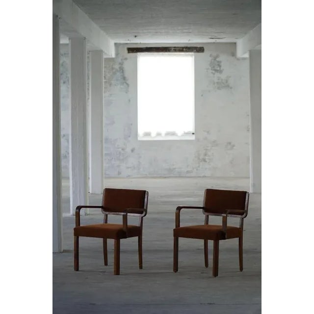 Mid-Century Modern Armchairs in the style of Alvar Aalto, Finland, 1950s, Set of 2 For Sale - Image 6 of 15