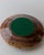 Vintage Brutalist Modernist Round Onyx Ashtray in Brown Beige Tone, 1980s For Sale - Image 10 of 12