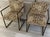 Miles Talbott Accent Chairs in Gold /Linen -Set For Sale - Image 11 of 12
