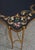 Regency Style Black & Gold Painted Iron Base Tray Table For Sale In Philadelphia - Image 6 of 14