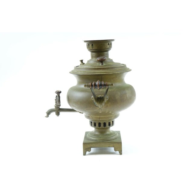 Antique Brass Russian Samovar